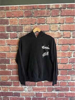 Sailor Moon Adult Black Pullover Hooded Sweatshirt Graphic Size XL
